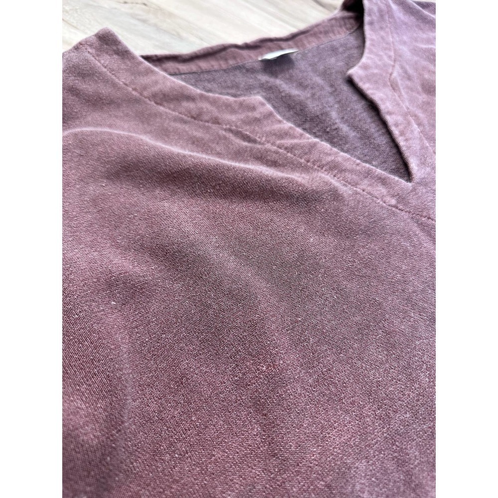 POETRY boxy v neck pull over sweater hemp cotton mix - Picture 3 of 8
